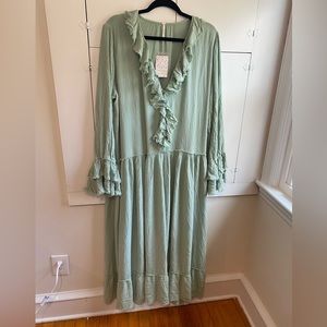 NWT FP ruffle dress